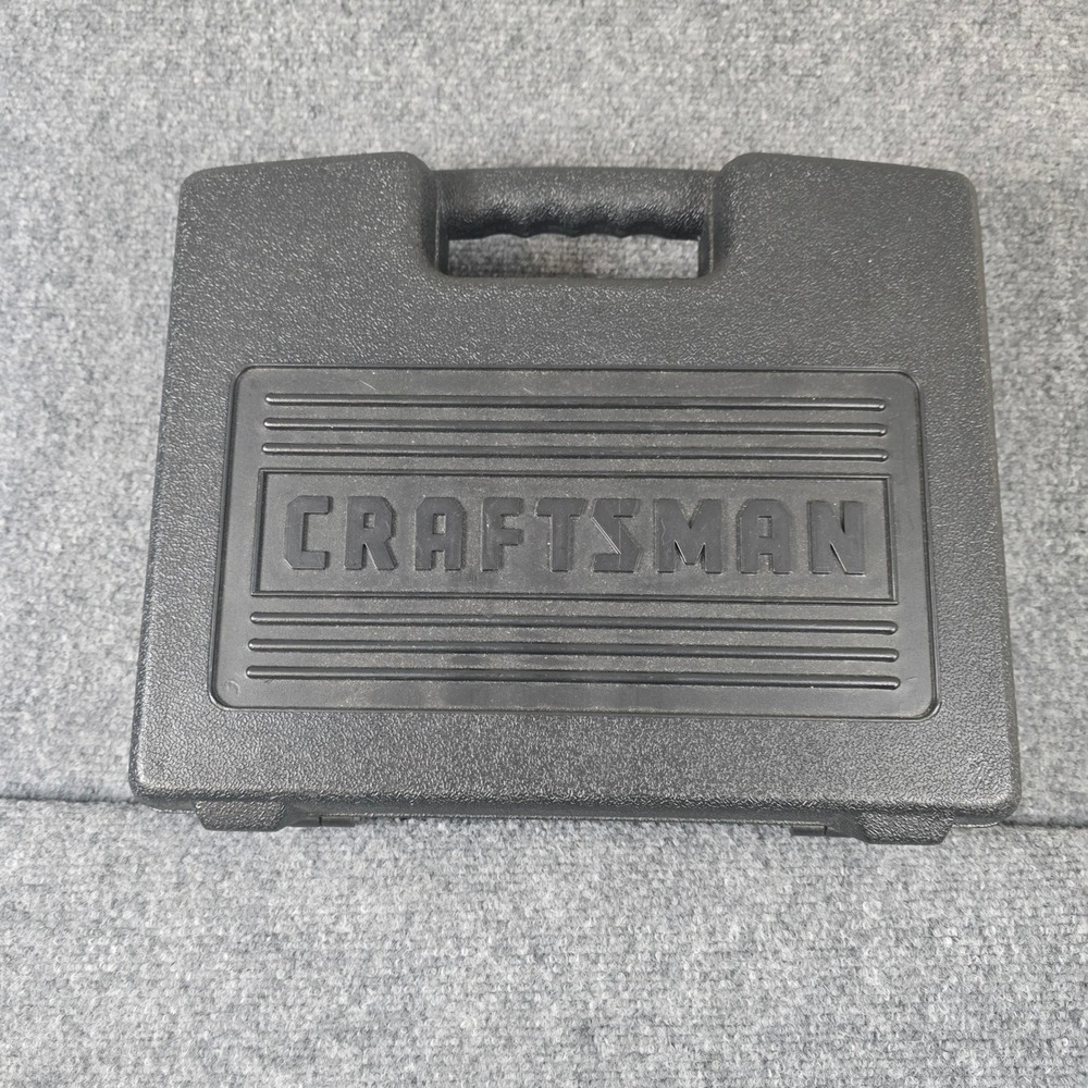 Craftsman Tool Case Empty Black‎ Plastic Organizer Storage Box